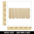 thumbnail image 2 of Ha Ha Fun Text Wood Shape Unfinished Piece Cutout Craft DIY Projects - 4.70 Inch Size - 1/8 Inch Thick, 2 of 7