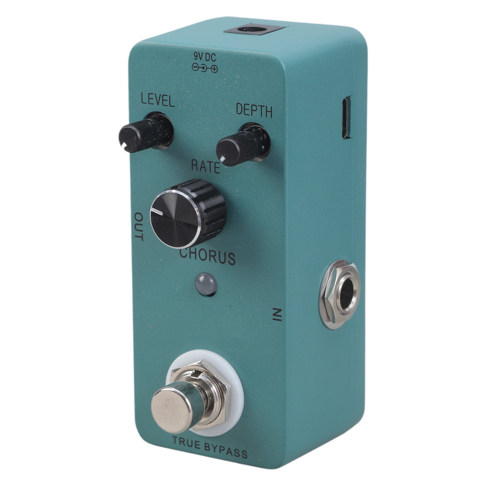 Zeiwohndc Full Metal Shell Analog Chorus Guitar Effects Pedal for Musicians Enthusiasts