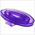 thumbnail image 2 of Horze Western Tack Flexible Rubber Horse Transparent Curry Comb Small Purple, 2 of 2