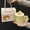Cream yellow, variant on Cute poached egg ceramic mug with lid for girl girlfriends birthday gift practical cup souvenir gift box