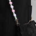 thumbnail image 4 of LCXmlly Vibrant Colored Shoulder Strap Contrast Color Woven Shoulder Strap Flower Knitted Handbag Purse Replacement Detachable Shoulder Crossbody Strap 1 Set, 4 of 8