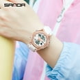 thumbnail image 5 of Sanda 2022 Top Brand Fashion Women's Watches Waterproof Sports Digital Quartz Wristwatch Casual Clock Gift Relogio Feminino 6067 - Quartz Wristwatches, 5 of 6