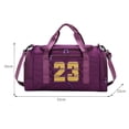 thumbnail image 3 of Bolsa De Ejercicios Bolsa de fitness de nailon, bolsas de gimnasio portátiles multifuncionales para hombres y mujeres (púrpura oscuro) Tmvgtek Para Estrenar, 3 of 7