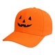 thumbnail image 1 of Sombrero de calabaza de Halloween Sombrero de Halloween divertido unisex Gorra de béisbol con cara de calabaza bordada Ajustable, 1 of 6