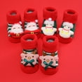 thumbnail image 5 of Christmas Baby Socks Toddler Boys Girls Children's Socks Soft Sole Non Slip Toddler Shoes Socks Princess Socks, 5 of 6