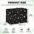 thumbnail image 7 of SEANATIVE Christmas Snowflake Dust Cover for Sewing Machine Universal Protective Cover Compatible with Most Standard Sewing Machines Accessories Decor Cover, 7 of 7