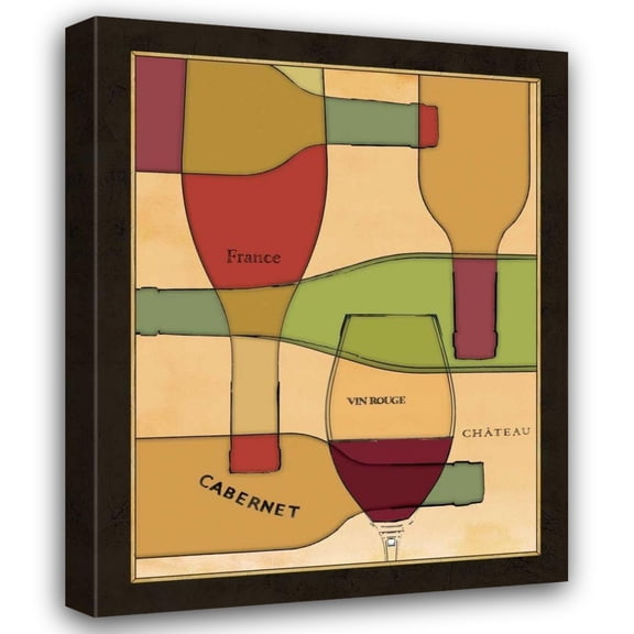 Pela Design 15x18 Gallery Wrapped Canvas Wall Art Titled - Wine Cellar II