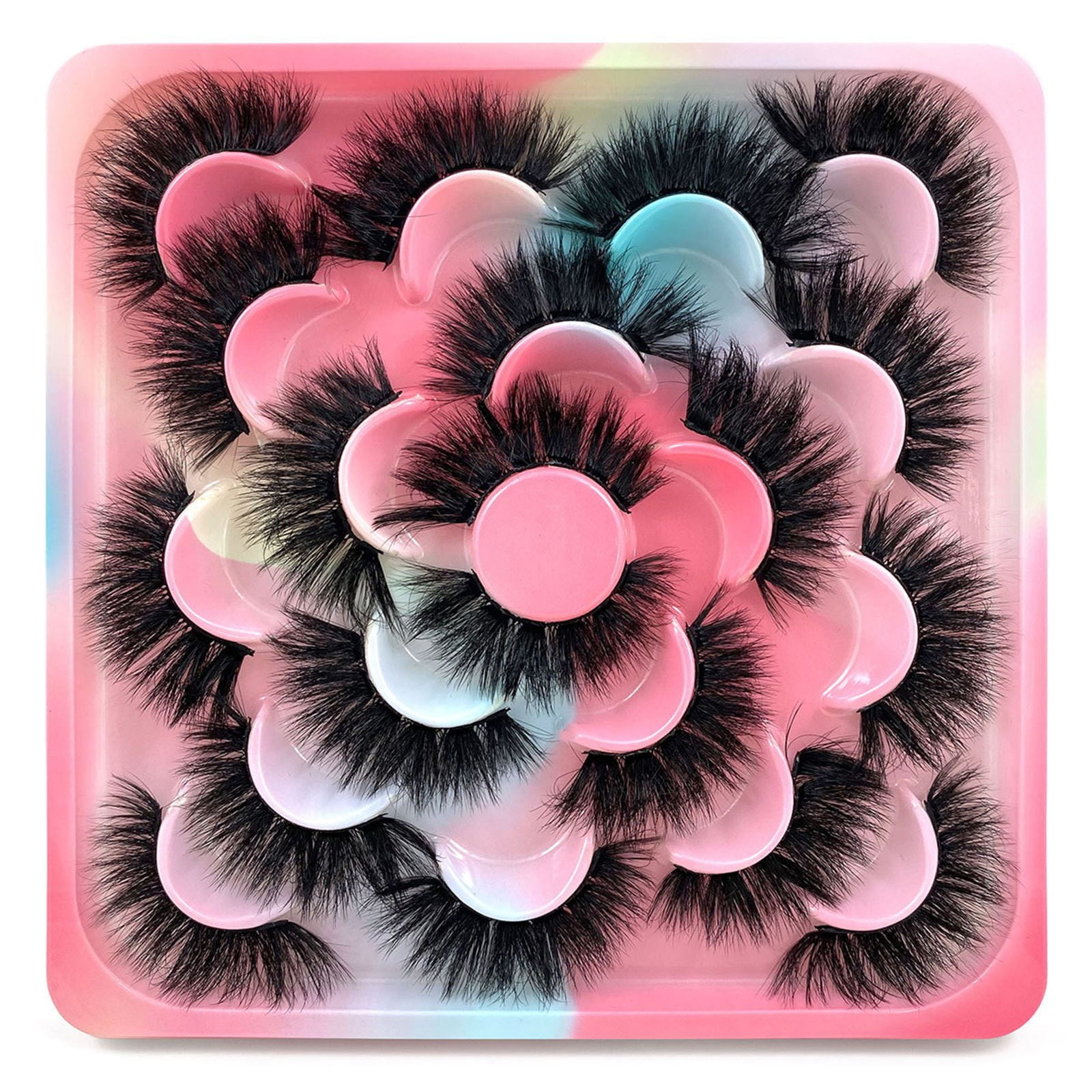 NIUREDLTD False Eyelashes Natural Eye Lashes Styles Mixed Thick Wispy