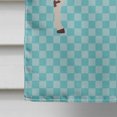 thumbnail image 4 of Carolines Treasures BB8025CHF American Spotted Donkey Blue Check Drapeau Toile Maison, 4 of 4