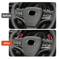 thumbnail image 4 of Car Steering Wheel Paddle Shifter ABS Material for 2018-2025 Lexus ES & 2023-2025 Lexus RX Car Interior Accessories 2pcs, Red Carbon Fiber, 4 of 8