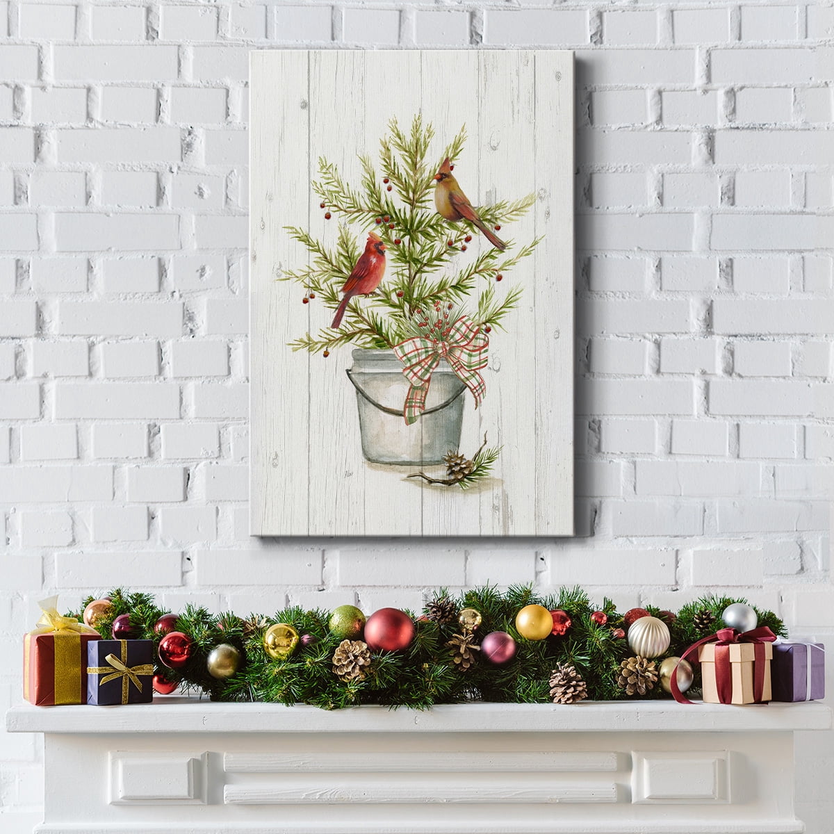 Winter Pine I- Gallery Wrapped Canvas