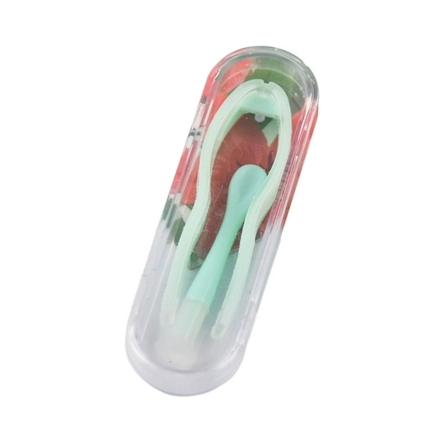 Flmtop 1 Ensemble Applicateur de Lentilles de Contact Design Arc Réutilisable Portable Plastique Lentilles de Contact Pince Accessoires pour Lunettes