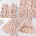 thumbnail image 4 of IDOPIP Baby Girls Sequins Tutu Dress Butterfly Daisy Polka Dots Princess Tulle Evening Gown, 4 of 8