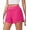 Hot Pink, variant on PINSPARK Black Shorts Women High Rise Workout Running Shorts Soft Exercise Shorts with Mesh Liner