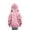 Pink, variant on CUSTG Kids Girls Sweatshirts Hoodie Long Sleeve Pullover Sweatshirt California Letter Print Back Design Kangaroo Pocket Tunic Soft Daily Wear Youth Sweatshirts