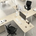 thumbnail image 5 of Bush Business Furniture Vista 60W L Shaped Desk with Splayed Metal Legs and Low Storage Cabinet, 5 of 8