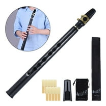 ammoon Mini Pocket Bb Saxophone Sax ABS with Alto Mouthpieces 10pcs Reed Carrying Bag Woodwind Instrument