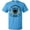 Pacific Blue, variant on Inktastic Class of 2027 the Adventure Begins with Graduation Cap T-Shirt