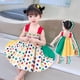 thumbnail image 4 of Vestido de tirantes para bebé de 1 a 8 años, vestidos informales sin mangas con puntos para niña, trajes con espalda descubierta, ropa para niño, vestido de verano 2 3 4 5, 4 of 4