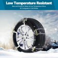 3pcs Car Snow Tire Chain Antiskid Emergency Snow Tire Chains Snow Mud