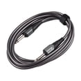 thumbnail image 1 of Riwcyla 1/4 Inch Audio Instrument Cable 10ft Noise Reduction Dual Straight Interface 6.35mm Mono Waterproof Guitar Cable Compression Resistant Professional Audio Interconnect Cord for Electric Guita, 1 of 6