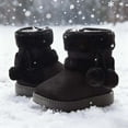 thumbnail image 2 of Daznico Winter Lined Ankle Boots for Girls Warm Comfortable Zipper Casual Outdoor Footwear with Non Soft Sole,2.5-3 Years, 2 of 6