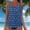 SwimwearA422-Light Blue, variant on LEKWK Tankini Swimsuits for Women 2 Piece Polka-Dot Print Blouson Top Loose Fit Tummy Control Bottoms Modest Summer Holiday Beach Party Swimwear