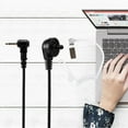 thumbnail image 4 of Câble de Casque Talkie-Walkie, Rotation à 360 Degrés, Confortable à Porter, Design Intra-Auriculaire, Réduction de Bruit pour Prise Casque 2.5mm, 4 of 8