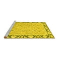 thumbnail image 2 of Ahgly Company Machine Washable Indoor Rectangle Oriental Yellow Traditional Area Rugs, 5' x 8', 2 of 4