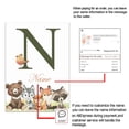 thumbnail image 4 of Impresiones de guardería de bosque, animales del bosque, ciervo, conejo, oso, zorro, arte de pared personalizado, pintura en lienzo, póster, imágenes de pared, decoración de habitación de niños, 4 of 5