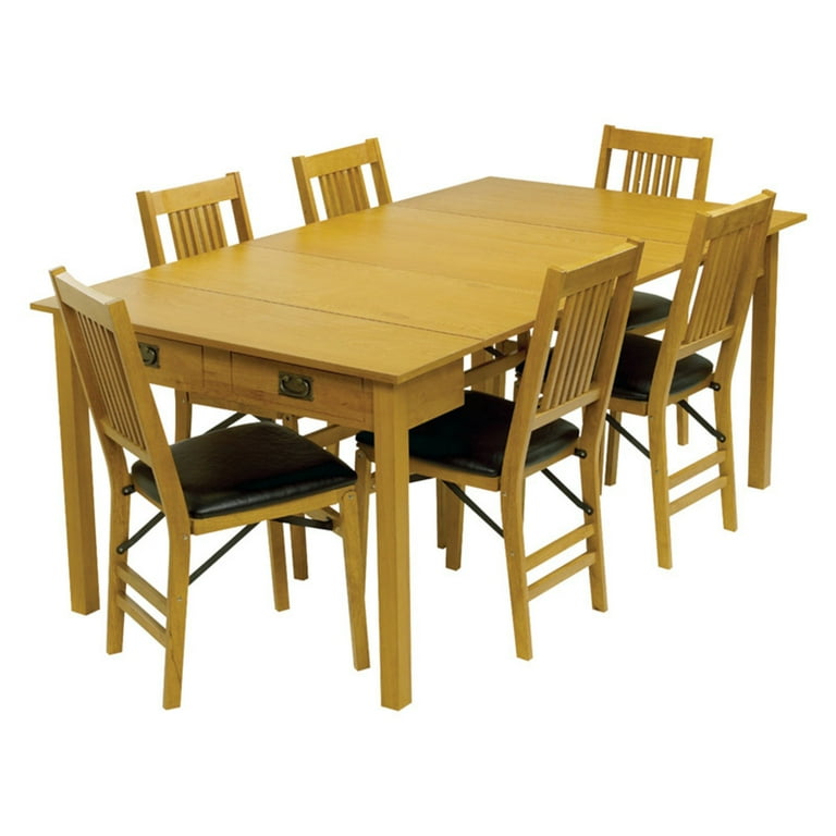 Stakmore Mission Style Expanding Dining Table