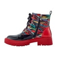 thumbnail image 3 of Ninety Union Freeway Multi Patent Lug Sole Bootie, Black Multi, 6, 3 of 5