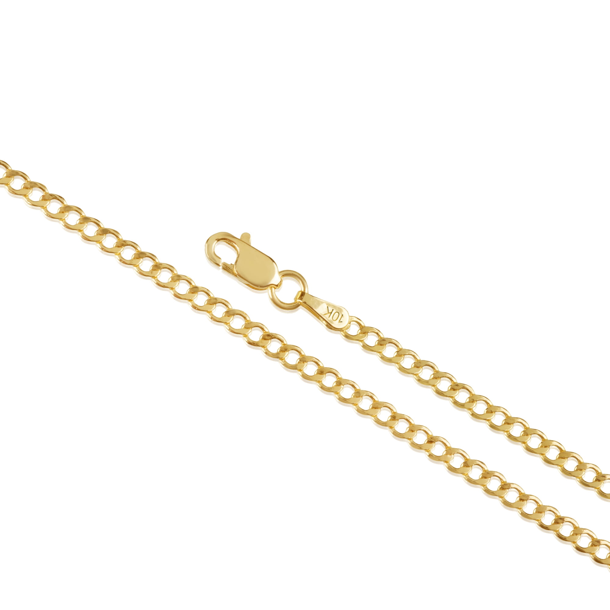 Gold Chain Necklace 14K Solid Gold Mens Chain 2.20 mm. Bloom Jewellery