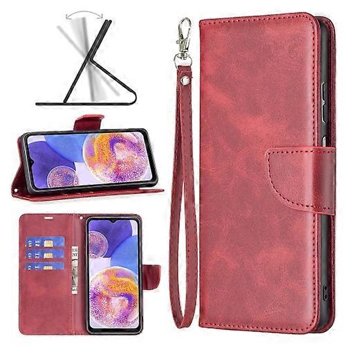Pour Samsung Galaxy A23 5G Étui de Téléphone en Cuir Texturé Agneau Rétro