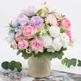 thumbnail image 4 of Artificial Flowers Cemetery Flower Plastic Memorial Bouquet 1 Bundles 11.81Inch Long Multicolor Options For Hanging Window Box Home Table Centerpieces Decor, 4 of 9