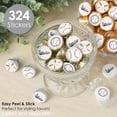thumbnail image 2 of Big Dot of Happiness Batter Up - Baseball - Baby Shower or Birthday Party Small Round Candy Stickers - Party Favor Labels - 324 Count, 2 of 7