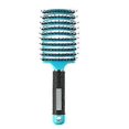 thumbnail image 1 of Detangling Brush Boar Bristles Hair Brush For Adult Kids Wet Or Dry Hair,curved Vented Detangler Brush Smooth, 1 of 5
