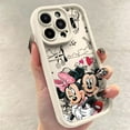 thumbnail image 5 of Mickeys Minnies Couple Cute Phone Case for IPhone 16 15 14 13 12 11 Pro Max Mini XR XS X 7 8 Plus Soft TPU Back Cover TYW-185G240725JH2 iPhone 15 Plus, 5 of 7