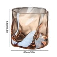 thumbnail image 2 of Mountain Engraved Whiskey Rock Glasses - 280ml Old Fashioned Tumblers for Scotch, Bourbon & Cocktail Drinks, 2 of 5