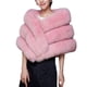 thumbnail image 2 of Minnieouse Chal de piel sintética para mujer, elegante y lujoso complemento para trajes de invierno, bufanda de piel sintética para mujer Abrigos y chamarras rojo, 2 of 6