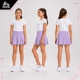 thumbnail image 2 of RBX Girls Skorts - 2 Pack Pleated Scooter Skort Tennis Golf Skirt with Bike Short Lining (7-16), 2 of 7