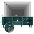 thumbnail image 2 of CBJCBJ 67"Mid-Century Modern TV Stand with Storage and Adjustable Partition , Media Console for TVs up to 75", Green, 2 of 9