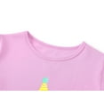 thumbnail image 2 of Topgal Lovely Puppy Dachshund Pajama for Little Girls Pink & Purple Cotton Long Sleeve Pant 2 Piece Jammie Set Size 14, 2 of 7