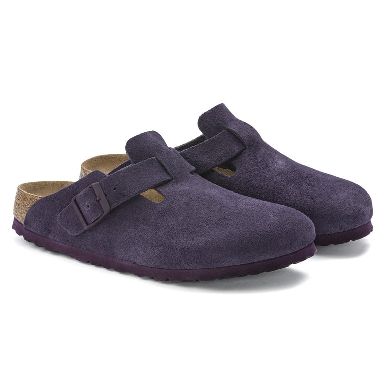 靴 BIRKENSTOCK Boston sandal Birkenstock Boston Suede with Soft Footbed - Walmart.com