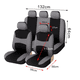 thumbnail image 2 of Fundas De Asiento Belug Universales Comfort Car Covers 9 Piezas Gris, 2 of 5