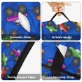 thumbnail image 6 of Monster Cartoon Truck Blue Pattern Teens Toddler Nap Mat with Pillow, Sleeping Mat Bag for Preschool Daycare 59"x22", 6 of 6