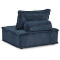 thumbnail image 5 of Signature Design by Ashley Bales Modern Low Profile Modular Accent Chair, Navy Blue, 5 of 6