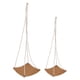thumbnail image 3 of Soporte Para Colgar Plantas, Cuerda De Algodón Para Decoración De Jardín, 2 Uds., Colgador De Macetas, Base De Cuero PU Para Balcón De Jardín OTVIAP Hanging Planter Basket, 3 of 8
