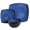 Blue, variant on Gibson Home Soho Lounge Soft Square Dinnerware Set, 16pc,Teal Green