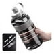 thumbnail image 1 of Bote de agua 1.5 litros botella para agua deportiva portatil color gris, 1 of 5